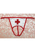 Sexy Wicked Open Crotch Nurse G-string